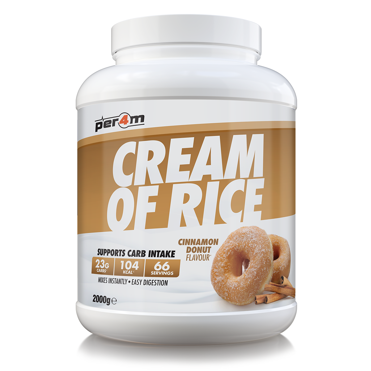 Per4m Cream of Rice 2kg - Cinnamon Donut