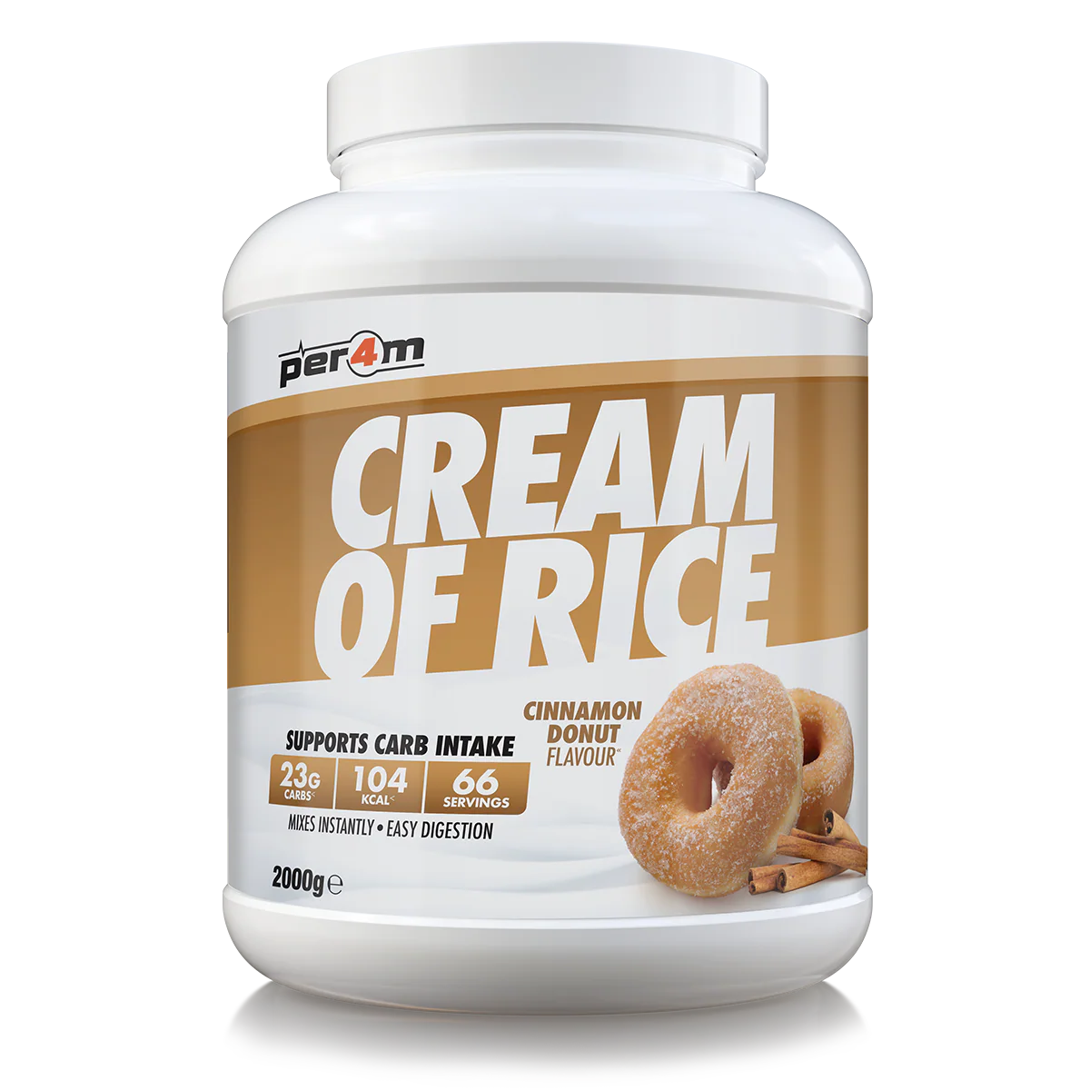 Per4m Cream of Rice 2kg Cinnamon Donut