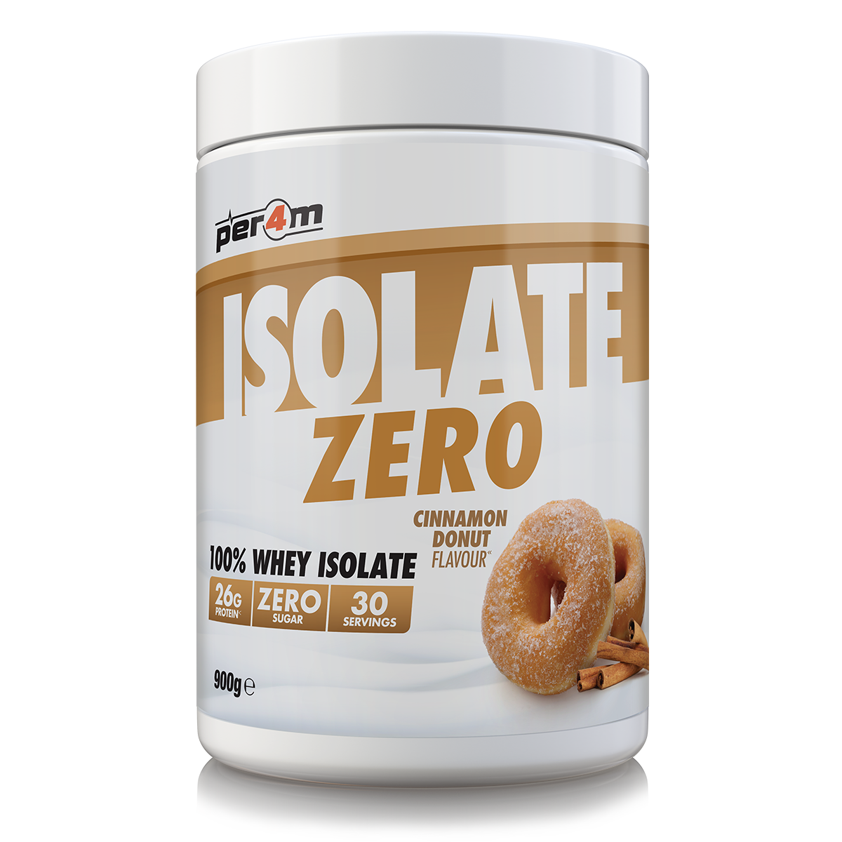 Per4m Isolate Zero 900g - Cinnamon Donut