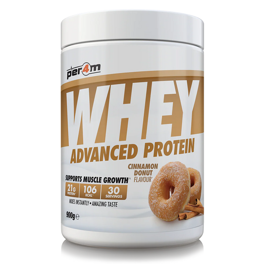 Per4m Advanced Whey Protein 900g Cinnamon Donut