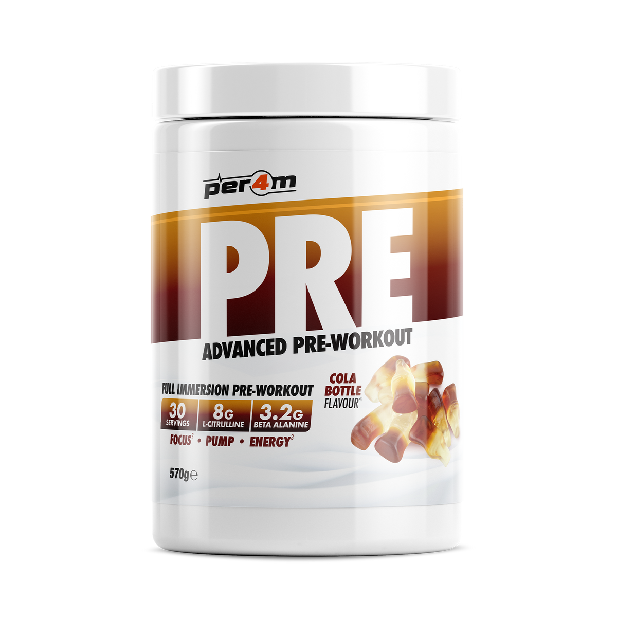 Per4m Pre 570g - Cola Bottle