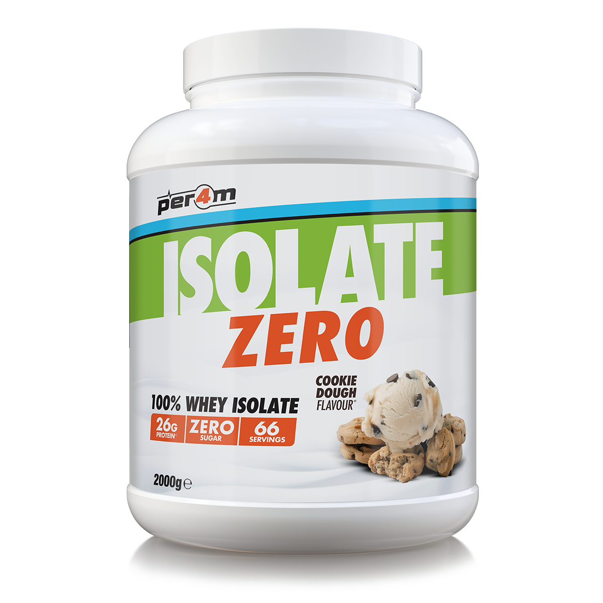 Per4m Isolate Zero 2kg - Cookie Dough