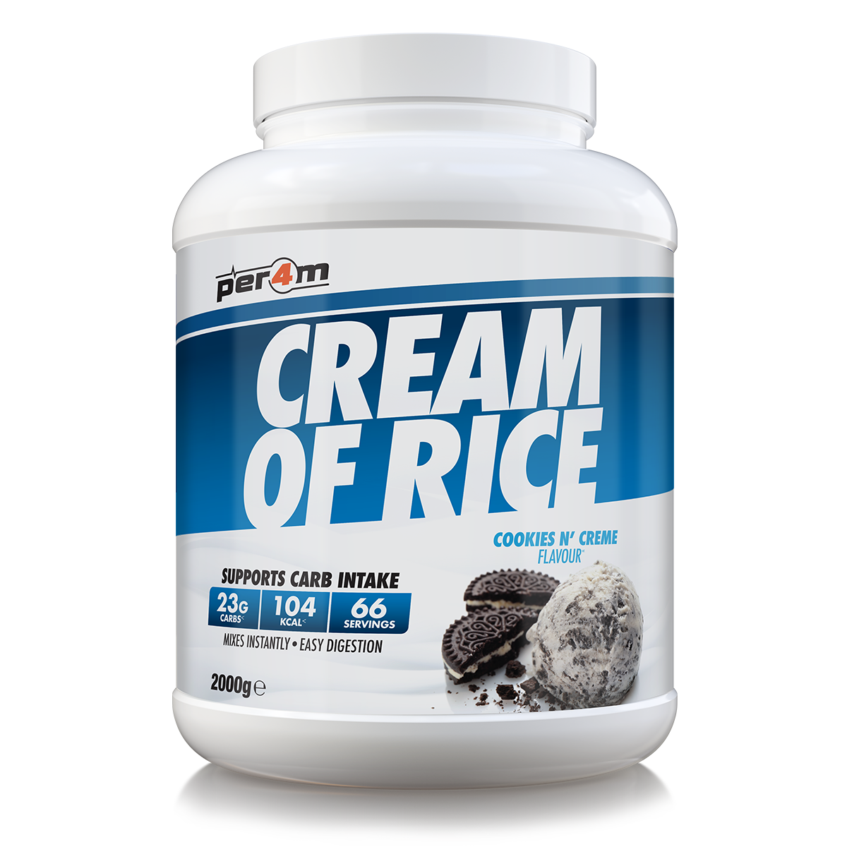 Per4m Cream of Rice 2kg - Cookies N Creme