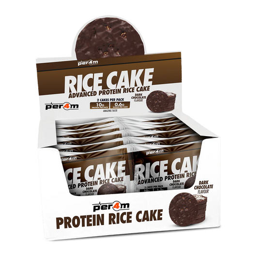 Per4m Rice Cake 12x64g Dark Chocolate