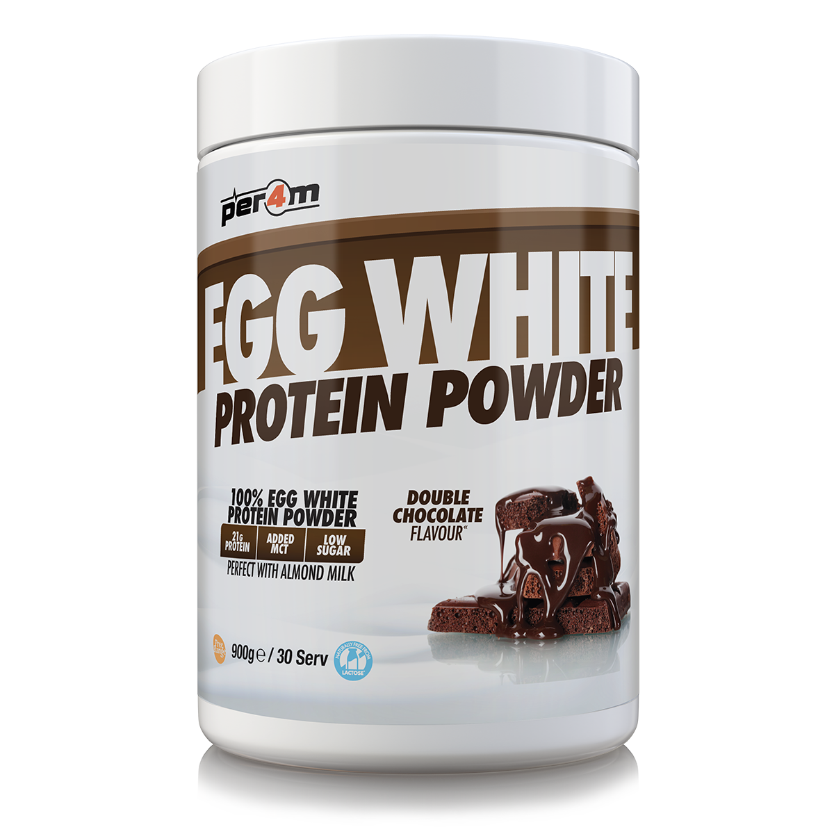 Per4m Egg Protein 900g - Double Chocolate