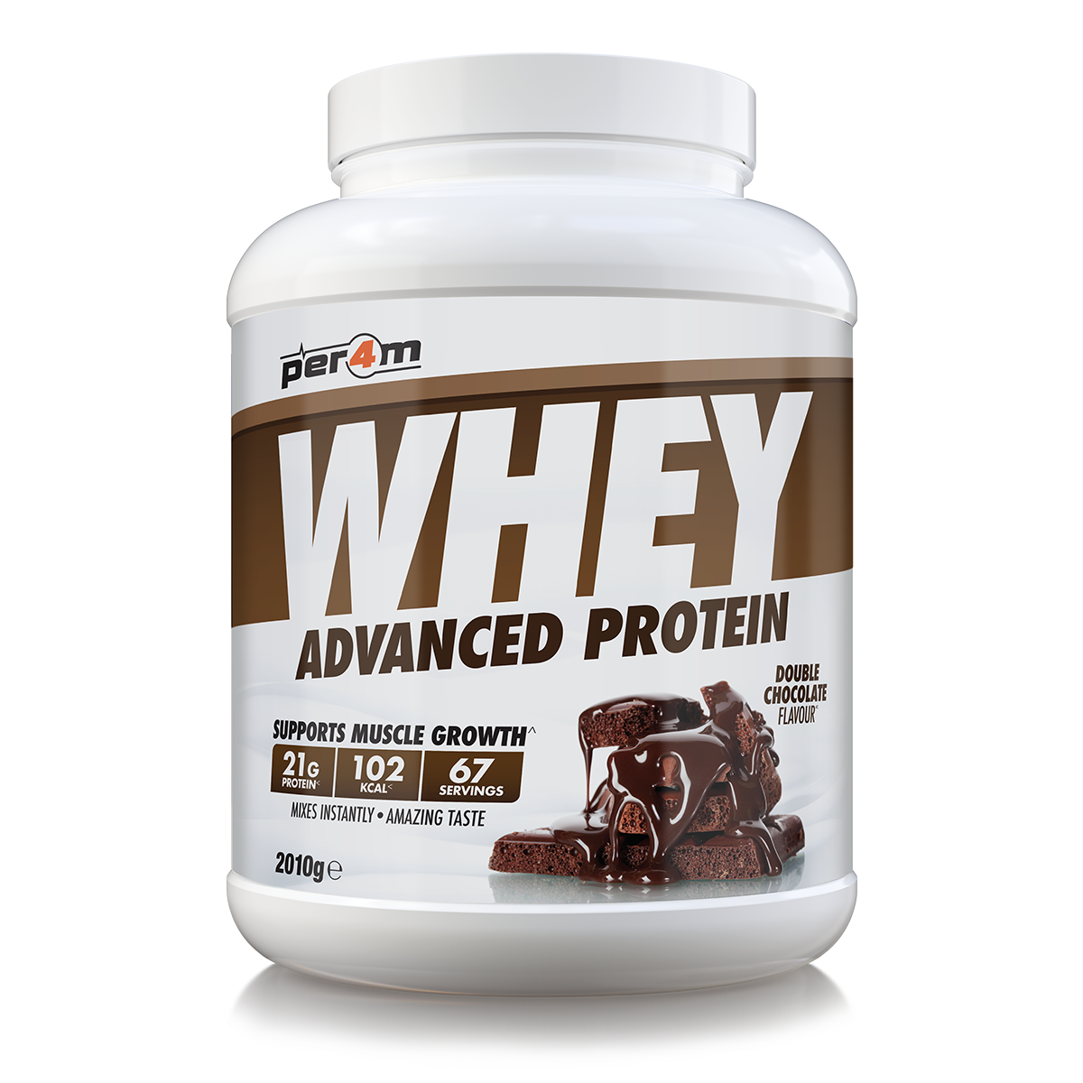 Per4m Advanced Whey Protein 2.01kg - Double Chocolate