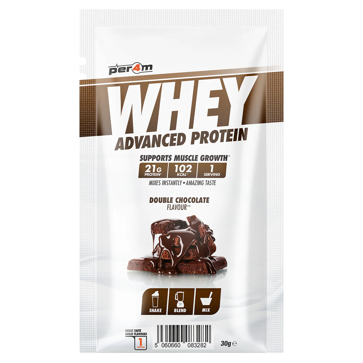 Per4m Advanced Whey Protein Sachet 30g Double Chocolate