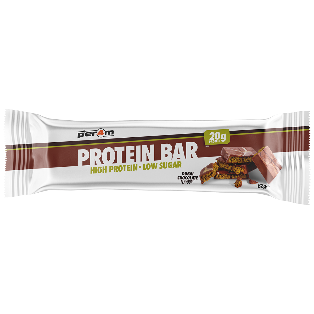 Per4m Protein Bar 62g - Dubai Chocolate