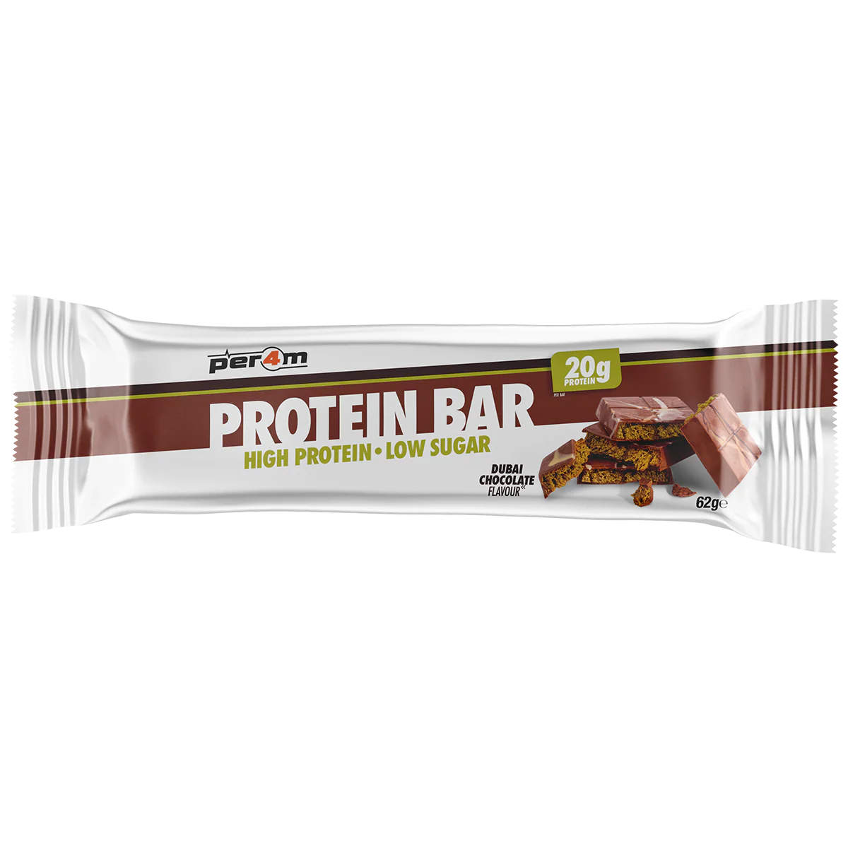 Per4m Protein Bar 62g Dubai Chocolate