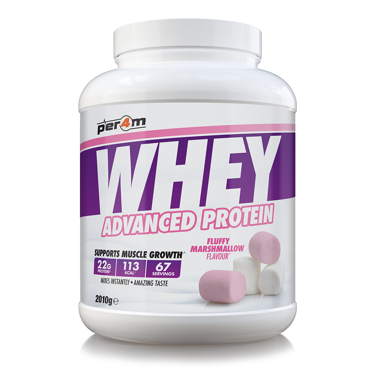 Per4m Advanced Whey Protein 2.01kg - Fluffy Marshmallow
