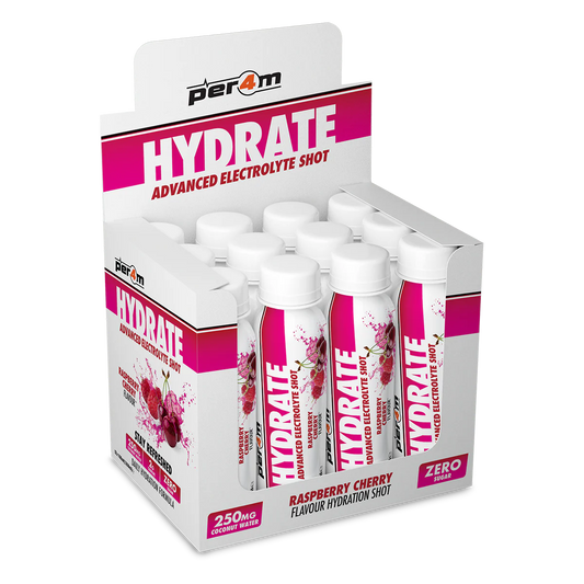 Per4m Hydrate Advanced Electrolyte Shot 12x100ml Raspberry Cherry