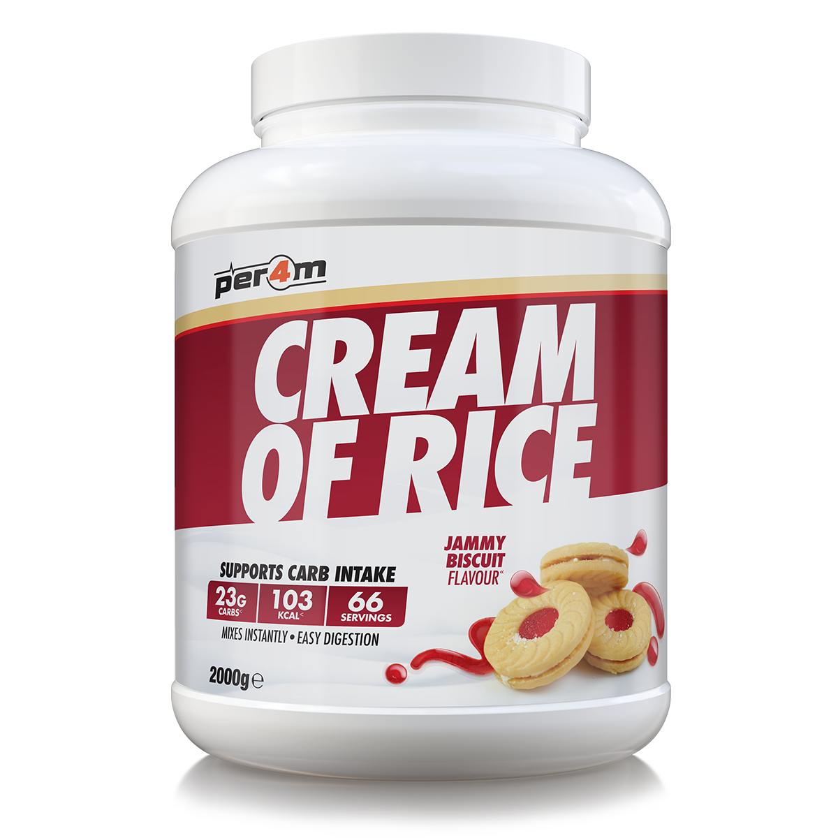 Per4m Cream of Rice 2kg - Jammy Biscuit