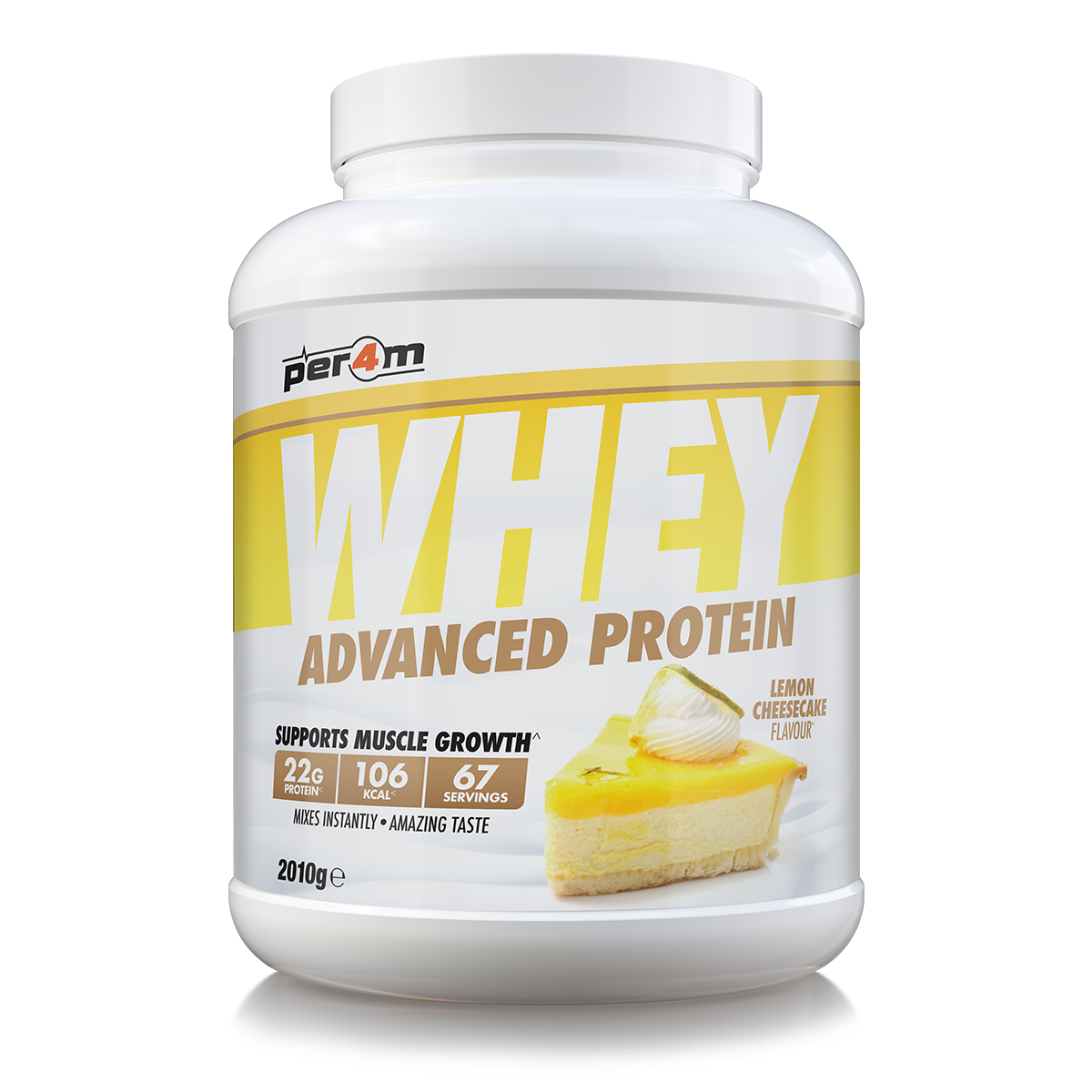Per4m Advanced Whey Protein 2.01kg - Lemon Cheesecake