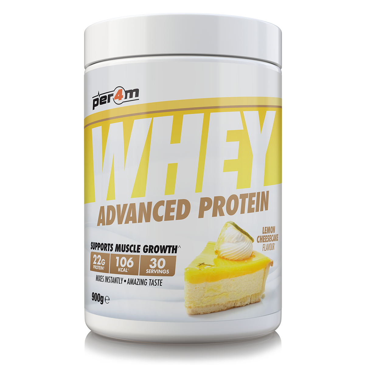 Per4m Advanced Whey Protein 900g - Lemon Cheesecake