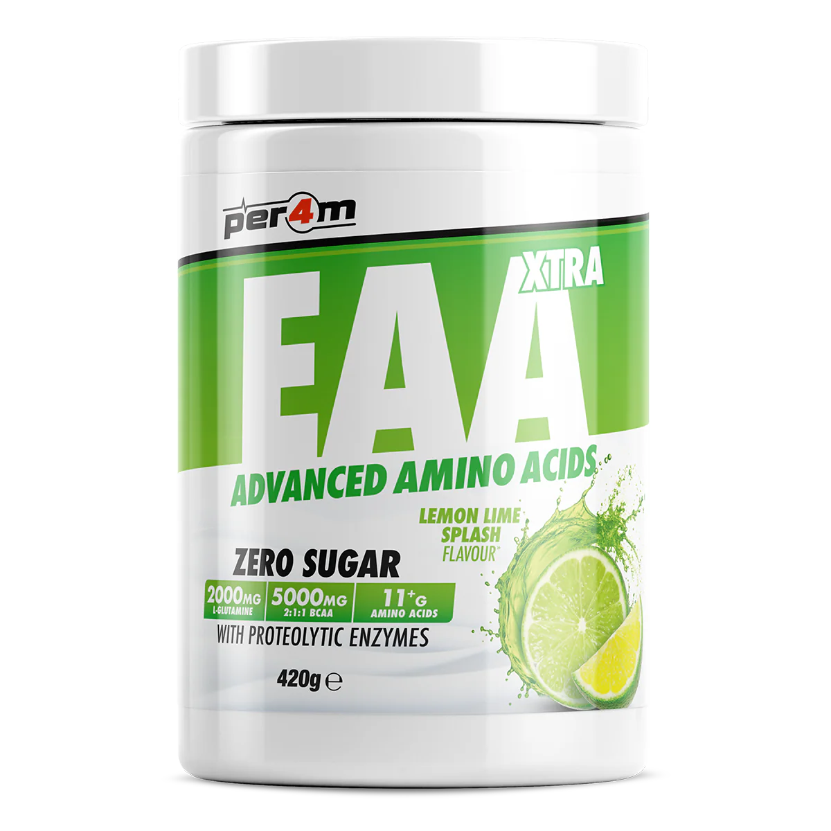 Per4m EAA XTRA 420g Lemon Lime Splash