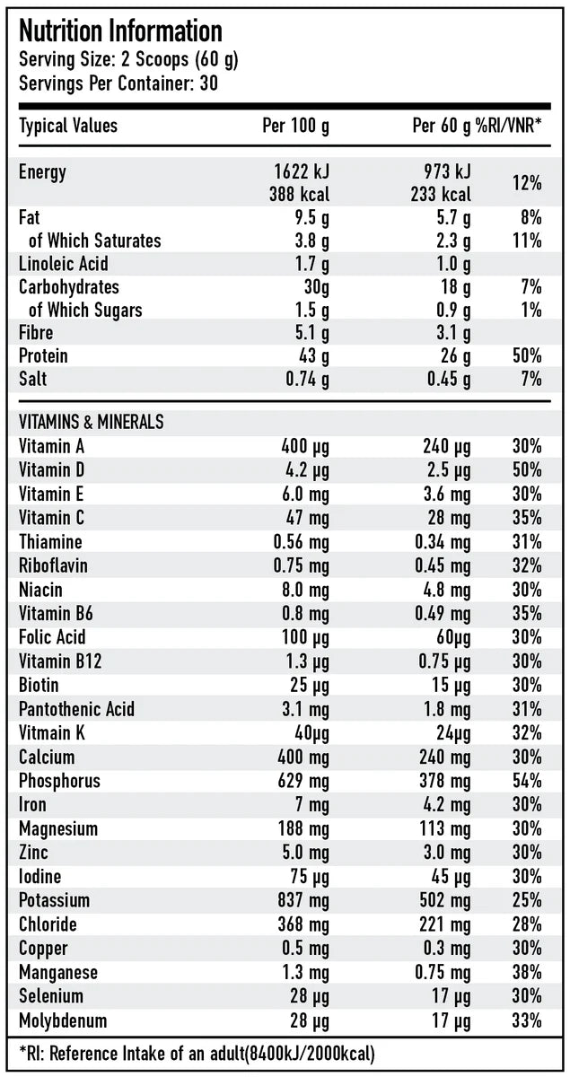Per4m Meal Replacement  900g Vanilla Creme