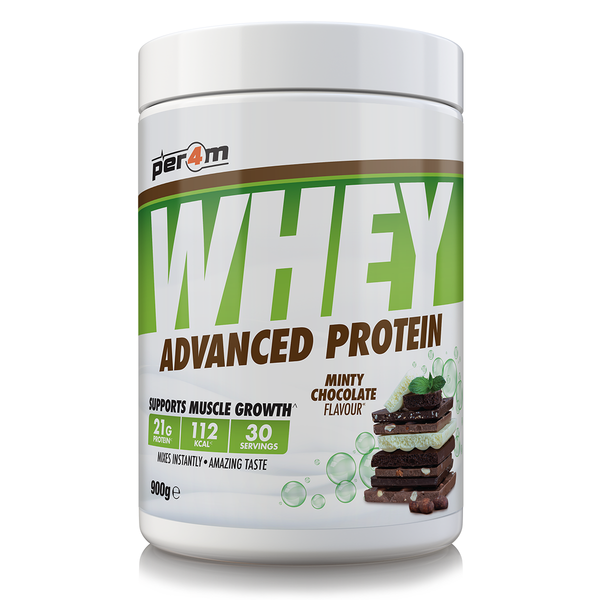 Per4m Advanced Whey Protein 900g - Minty Chocolate