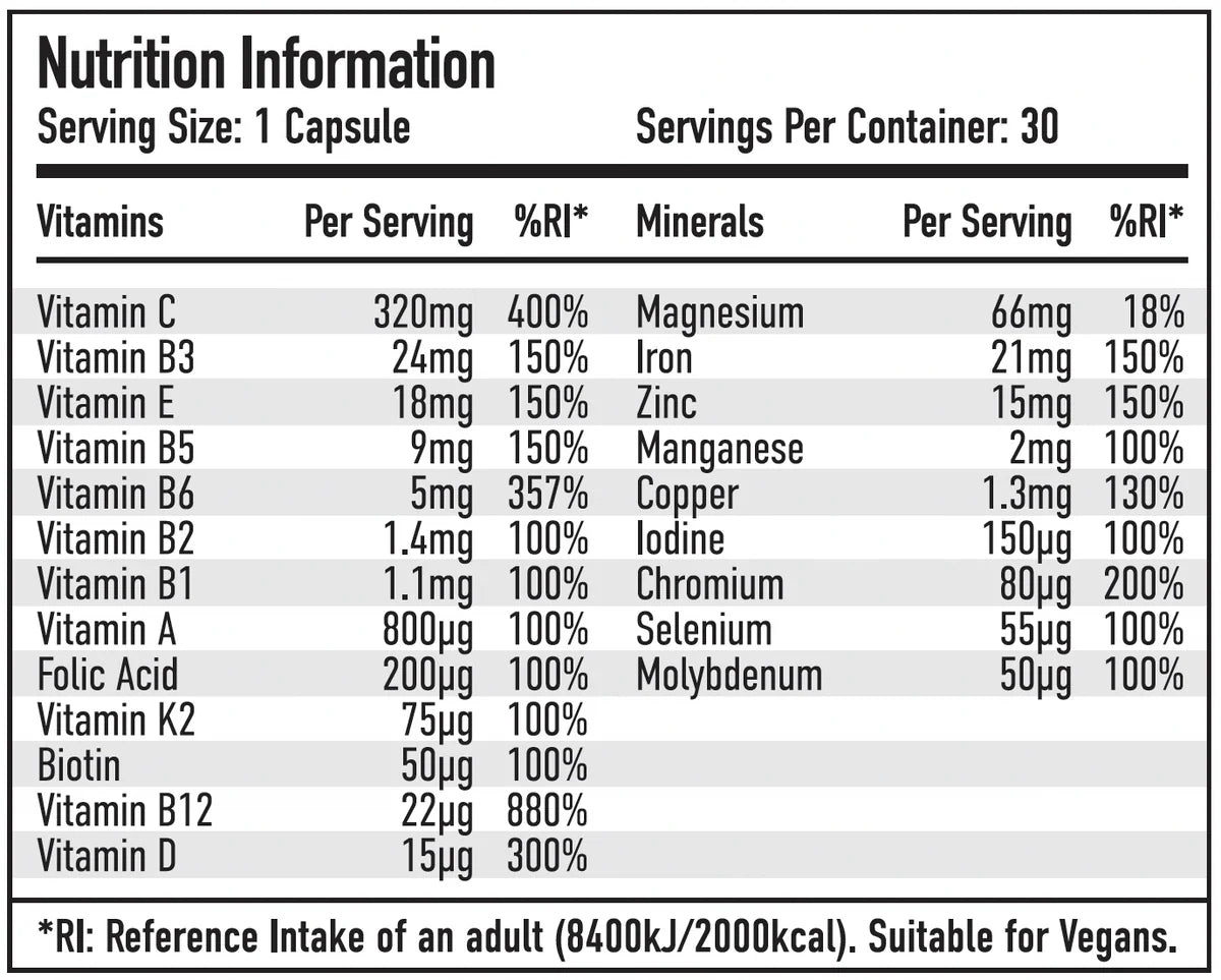Per4m Multi-Vitamins 30 Caps