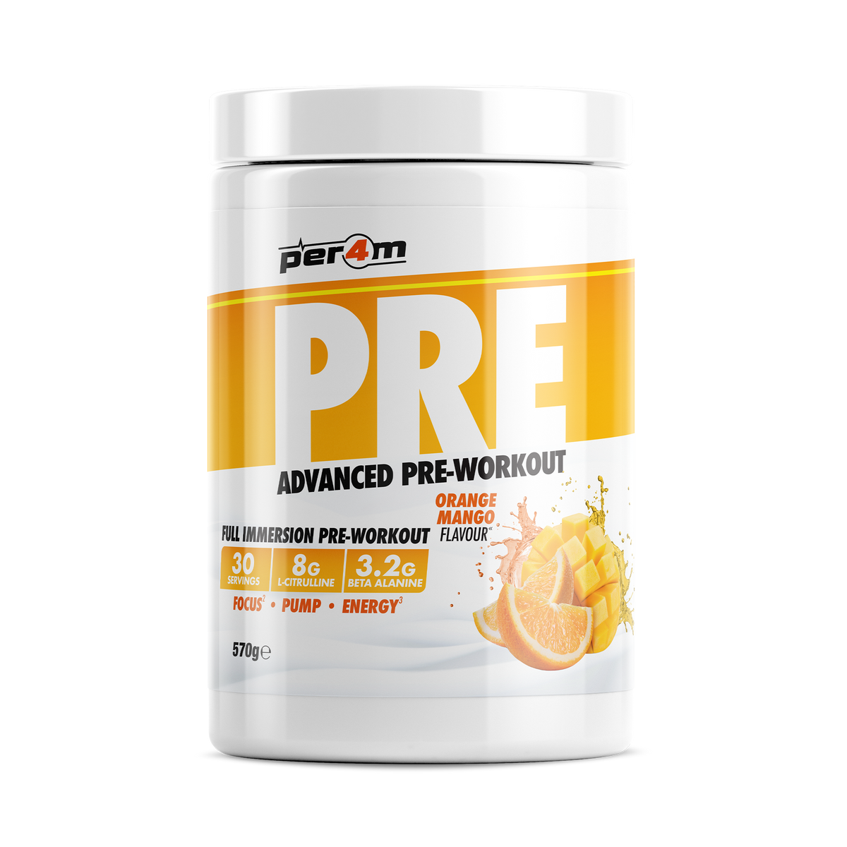 Per4m Pre 570g - Orange Mango