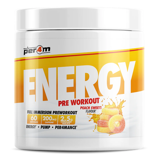 Per4m Energy Pre Workout 390g Peach Sweets