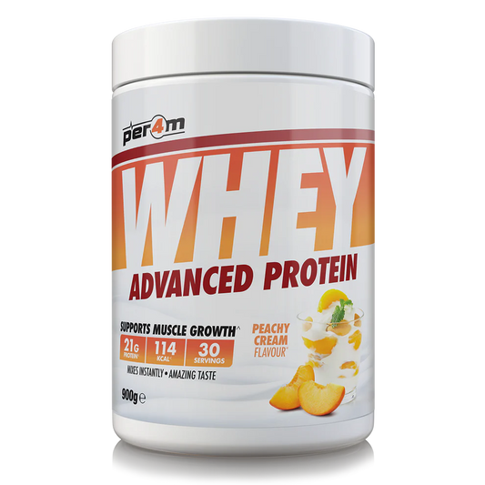 Per4m Advanced Whey Protein 900g Peachy Cream