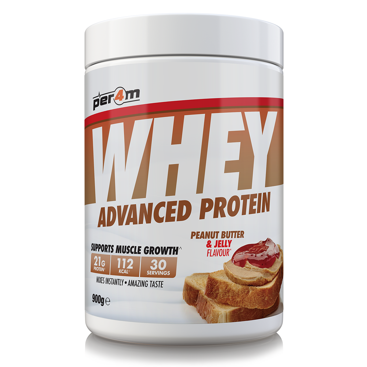 Per4m Advanced Whey Protein 900g - Chocolate Peanut Butter