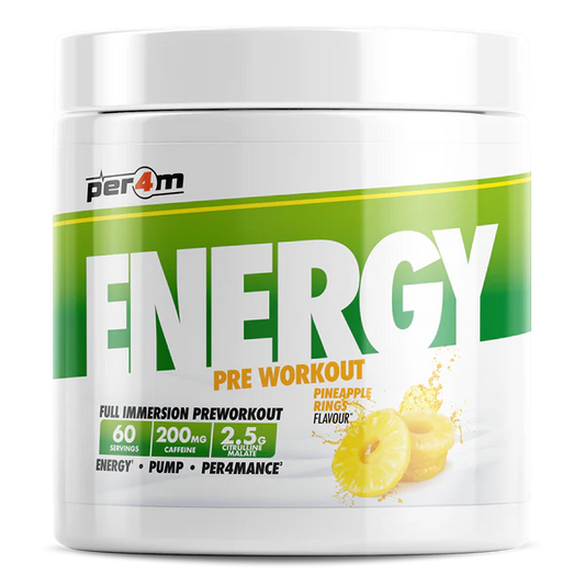 Per4m Energy Pre Workout 390g Pineapple Rings