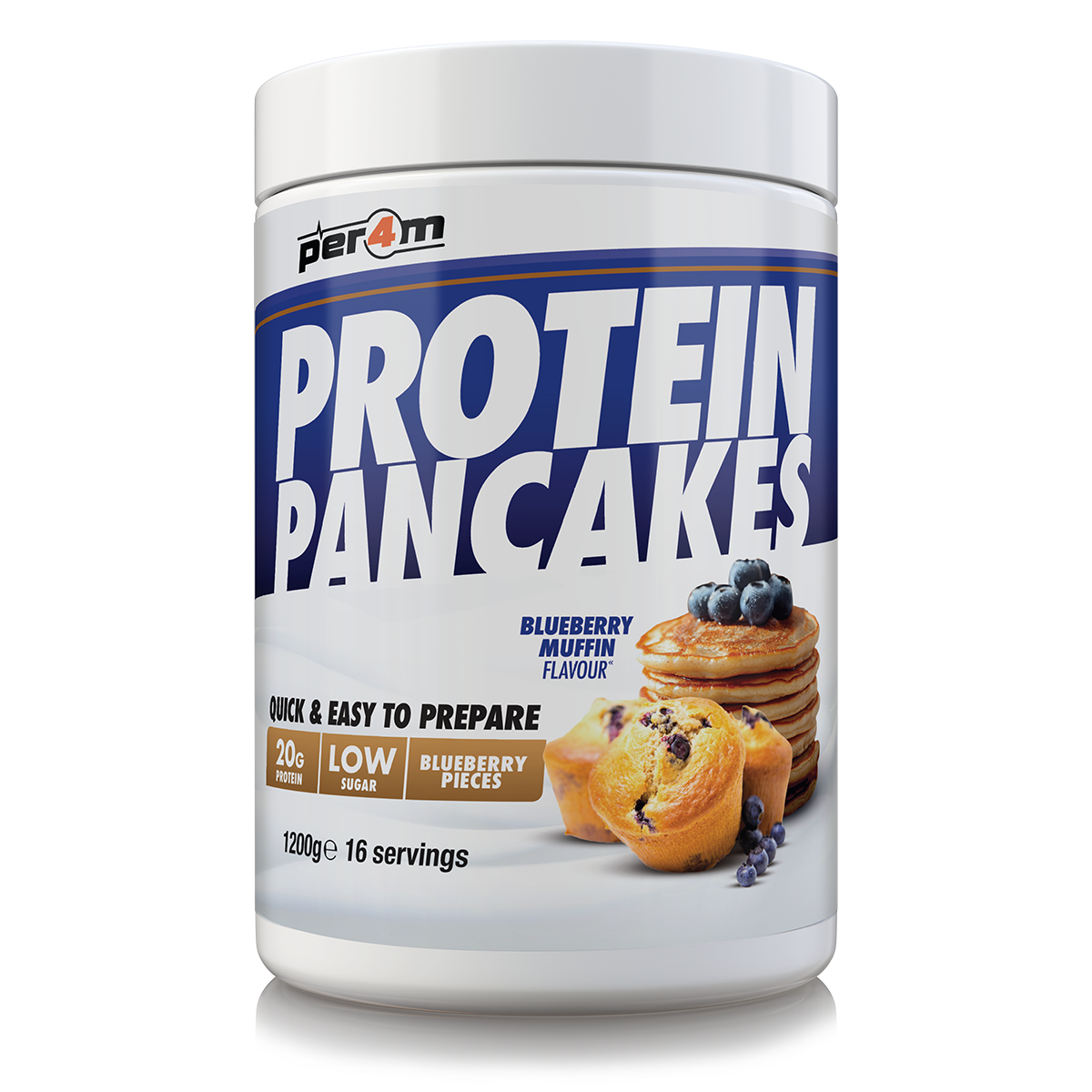 Per4m Protein Pancakes 1200g - Blueberry Muffin