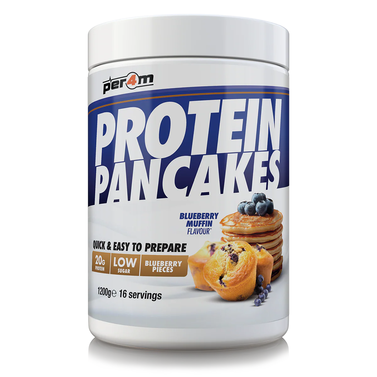 Per4m Protein Pancakes 1200g Blueberry Muffin