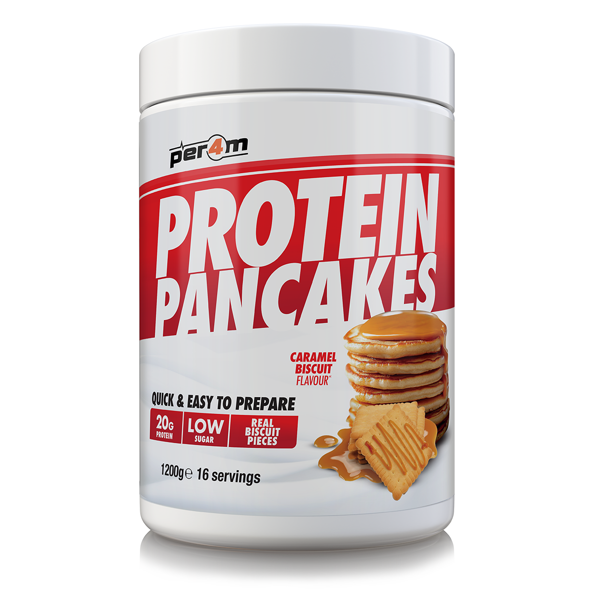 Per4m Protein Pancakes 1200g - Caramel Biscuit