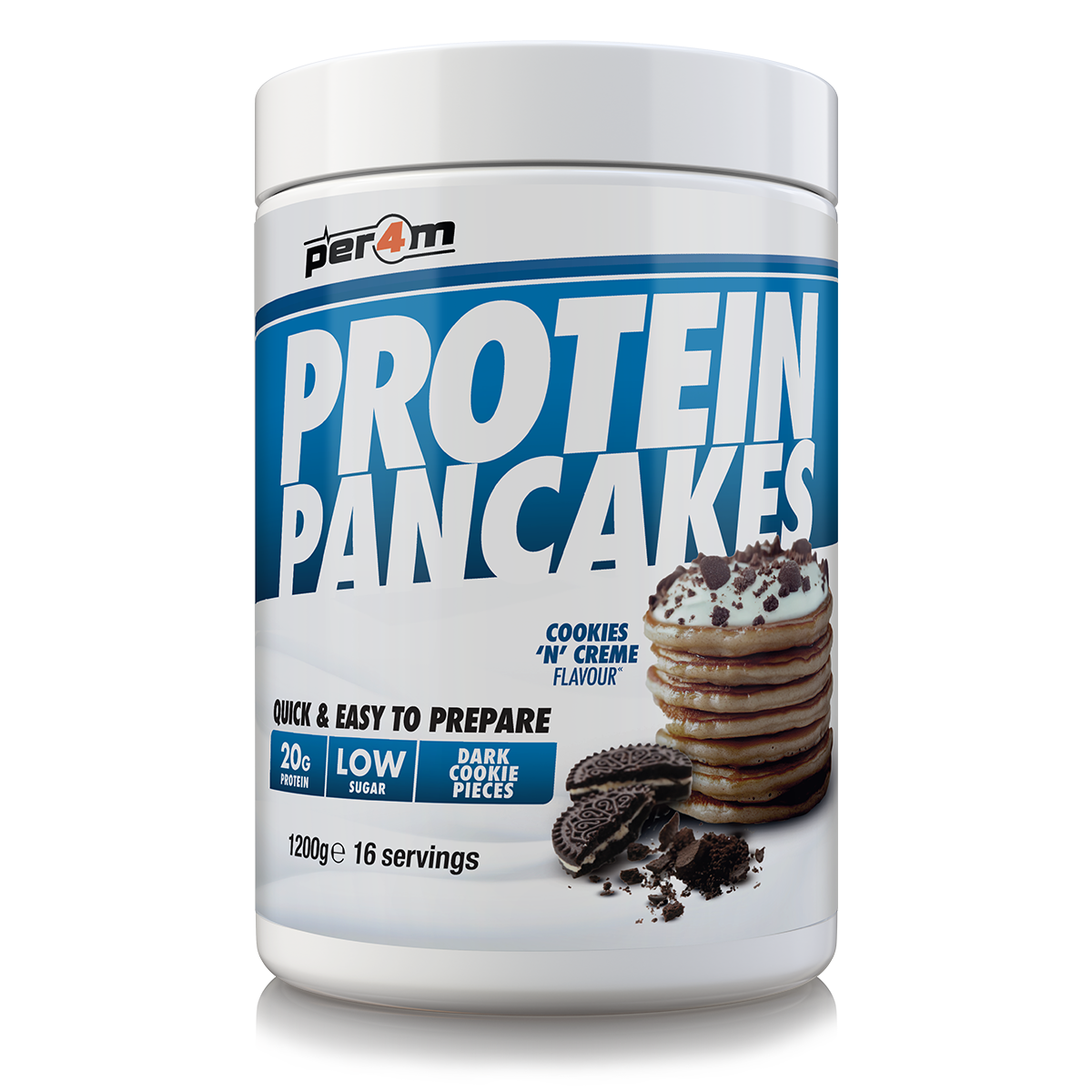 Per4m Protein Pancakes 1200g - Cookies N Cream