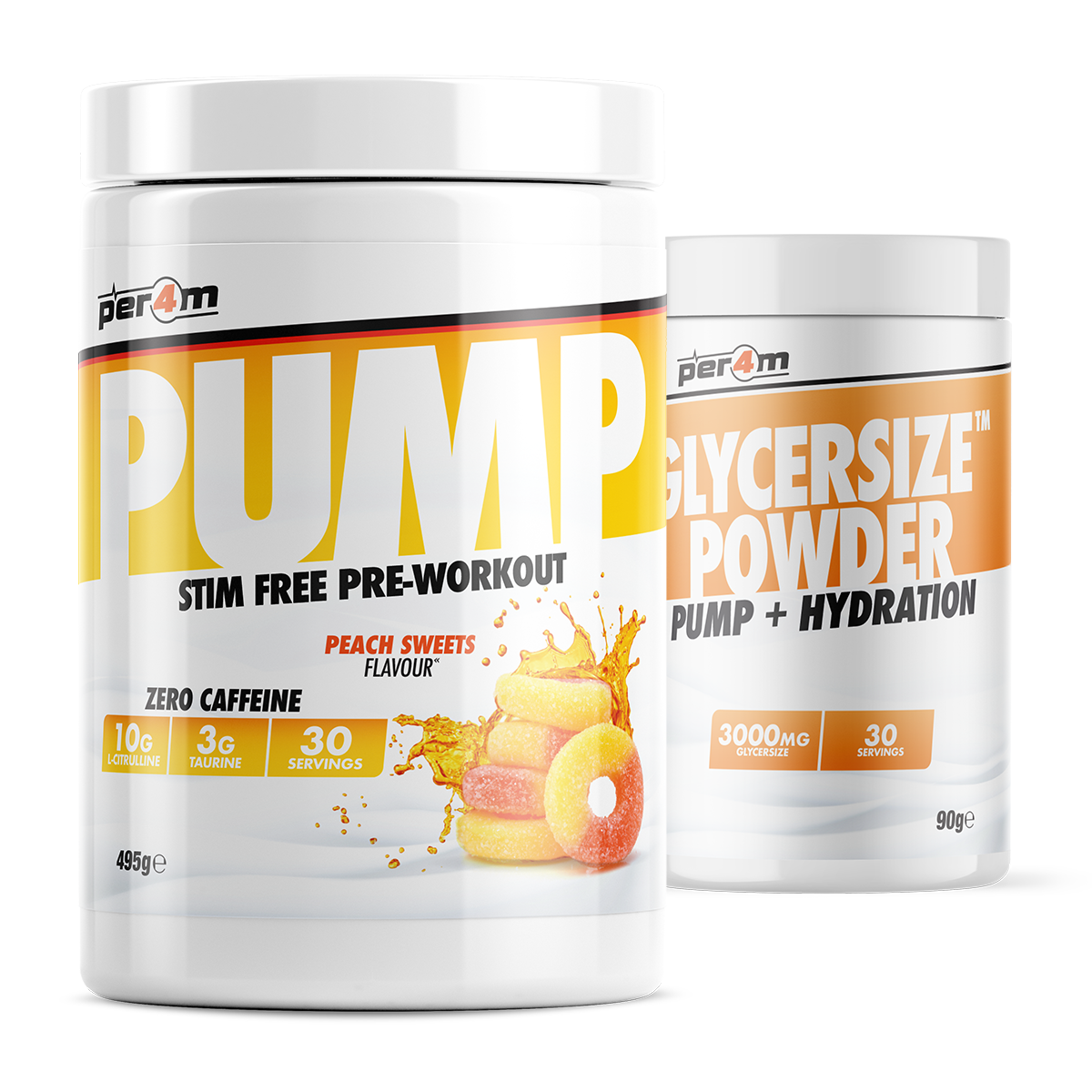 Per4m Pump 495g - Peach Sweets