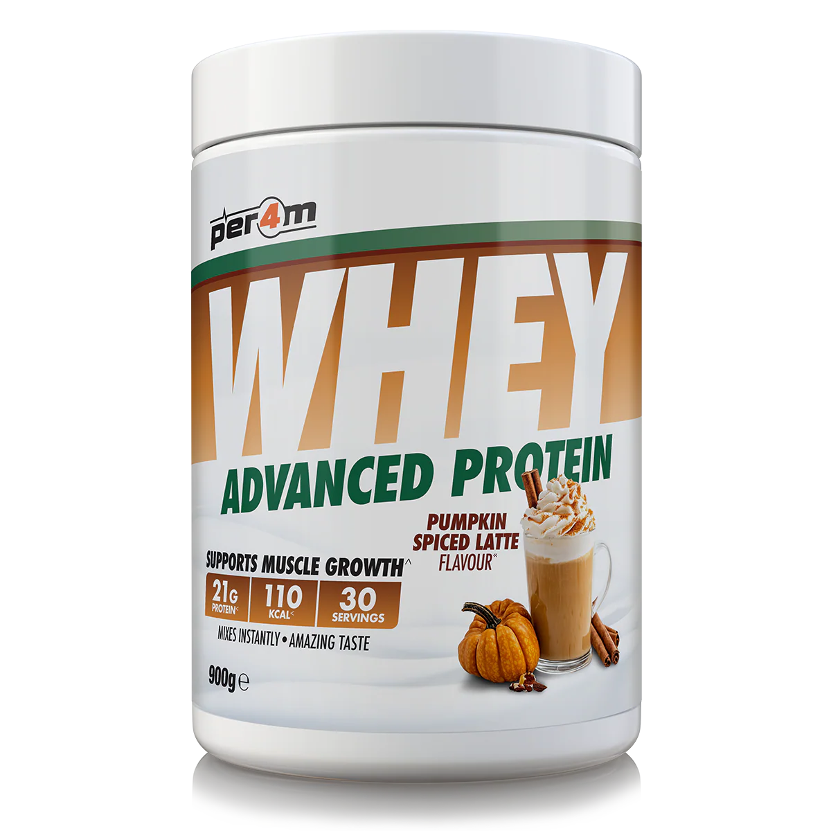 Per4m Advanced Whey Protein 900g Pumpkin Spiced Latte