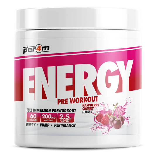 Per4m Energy Pre Workout 390g Raspberry Cherry
