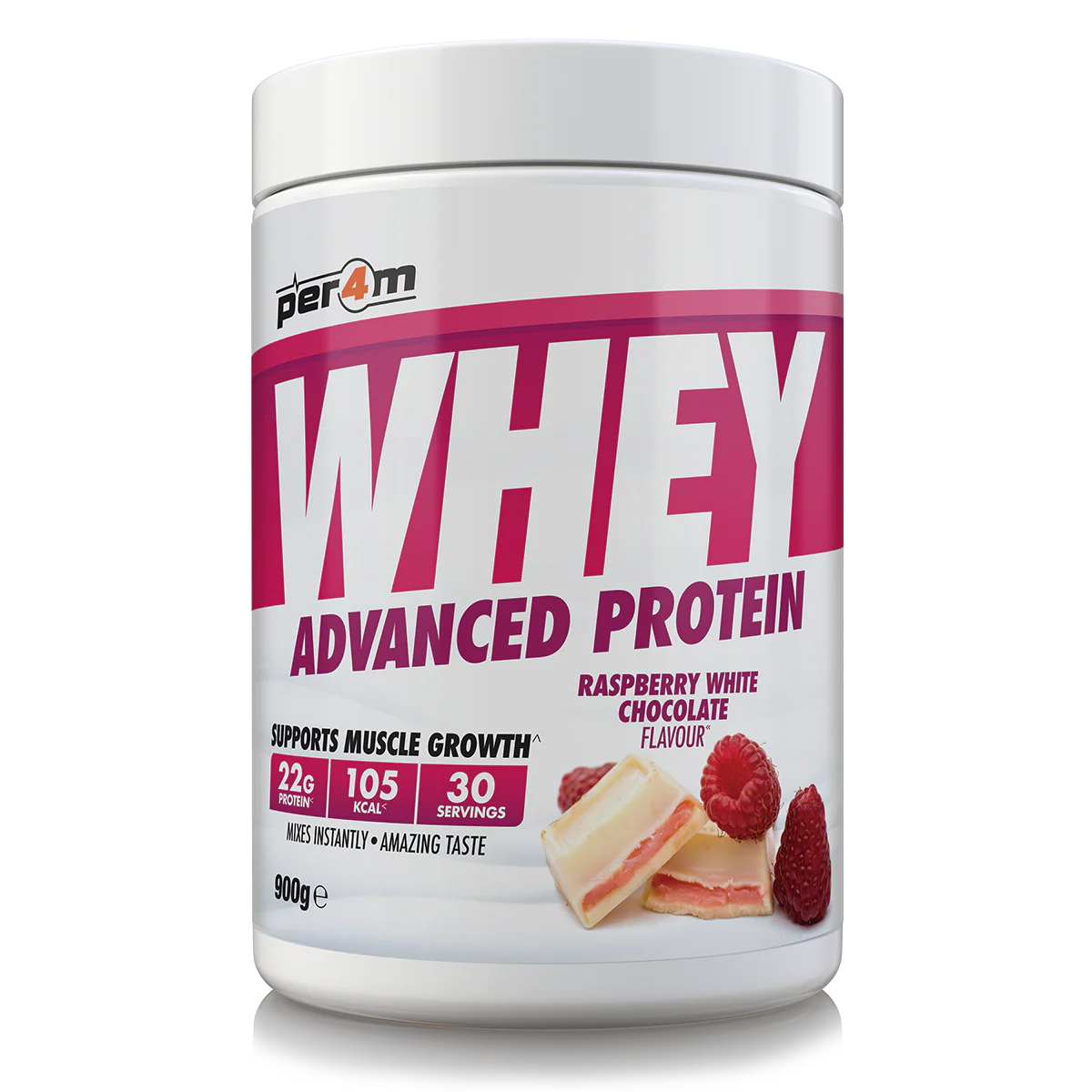 Per4m Advanced Whey Protein 900g Chocolate & Raspberry