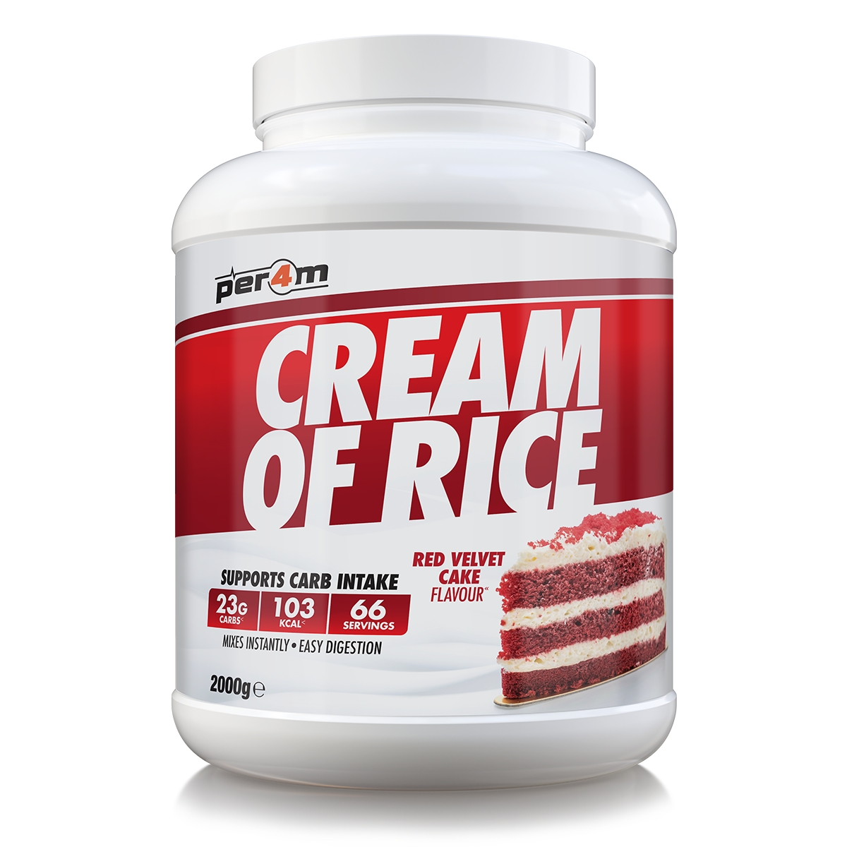 Per4m Cream of Rice 2kg - Red Velvet Cake
