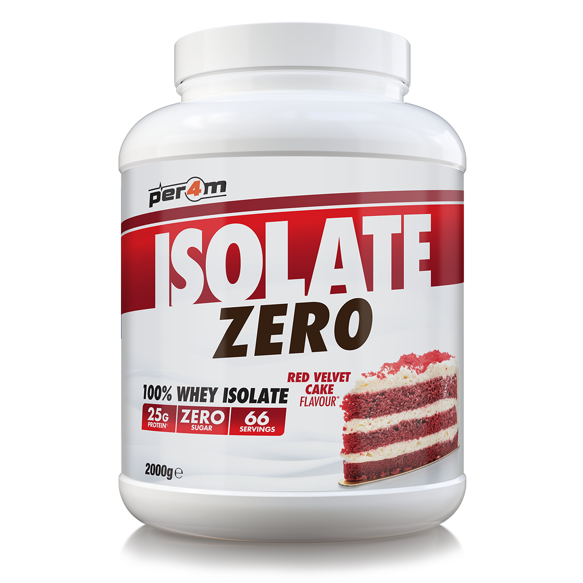 Per4m Isolate Zero 2kg - Red Velvet