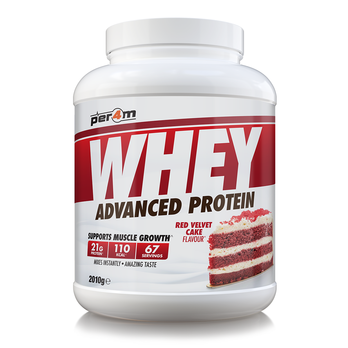 Per4m Advanced Whey Protein 2.01kg - Red Velvet Cake