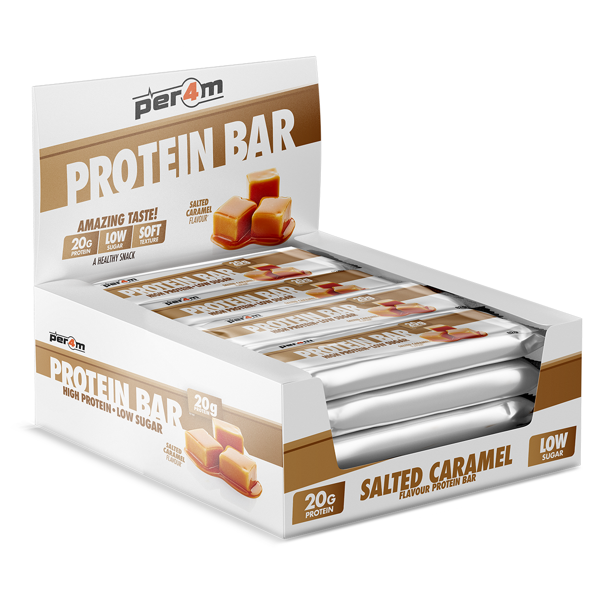 Per4m Protein Bar 12x62g - Salted Caramel