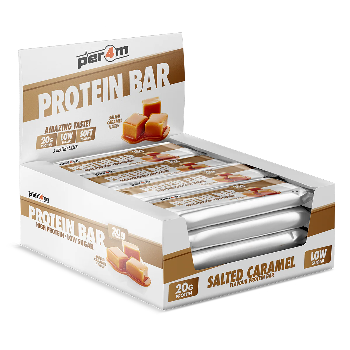 Per4m Protein Bar  12x62g Salted Caramel