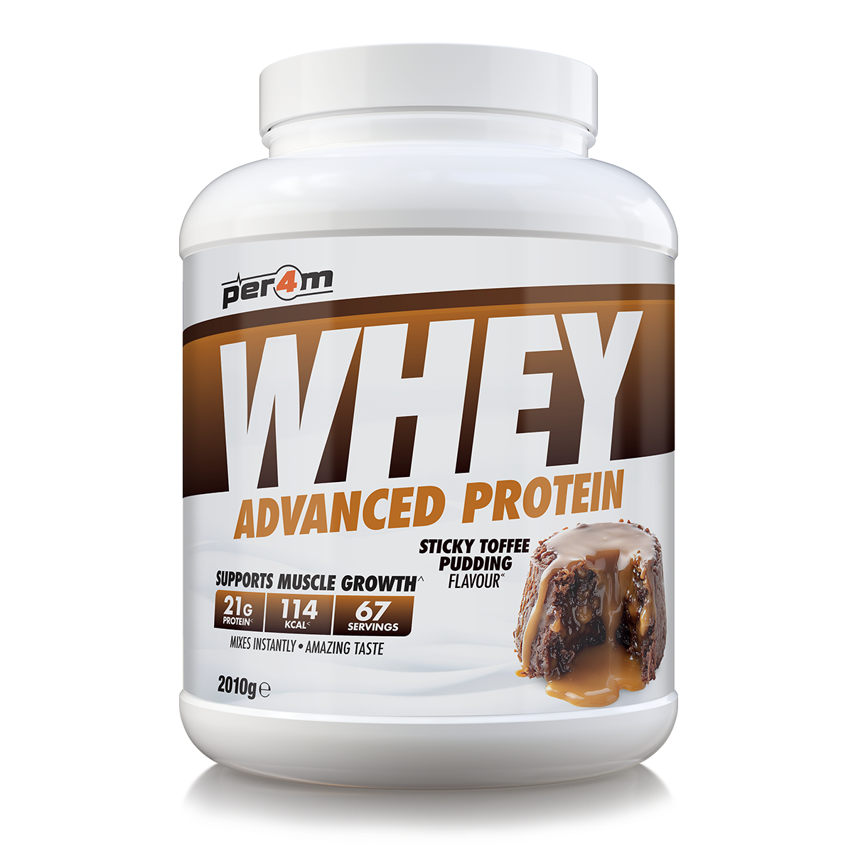 Per4m Advanced Whey Protein 2.01kg - Sticky Toffee