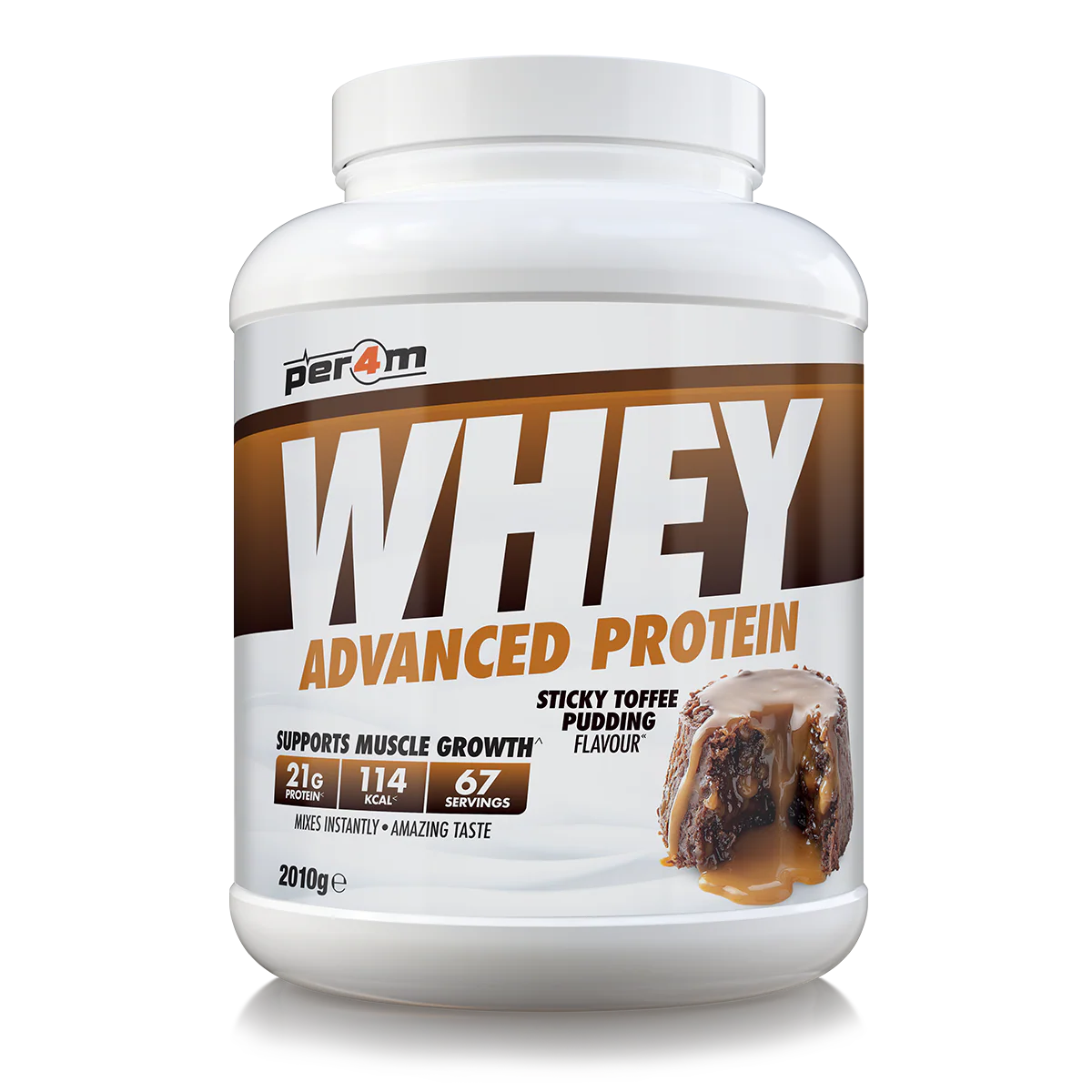 Per4m Advanced Whey Protein 2.01kg Sticky Toffee