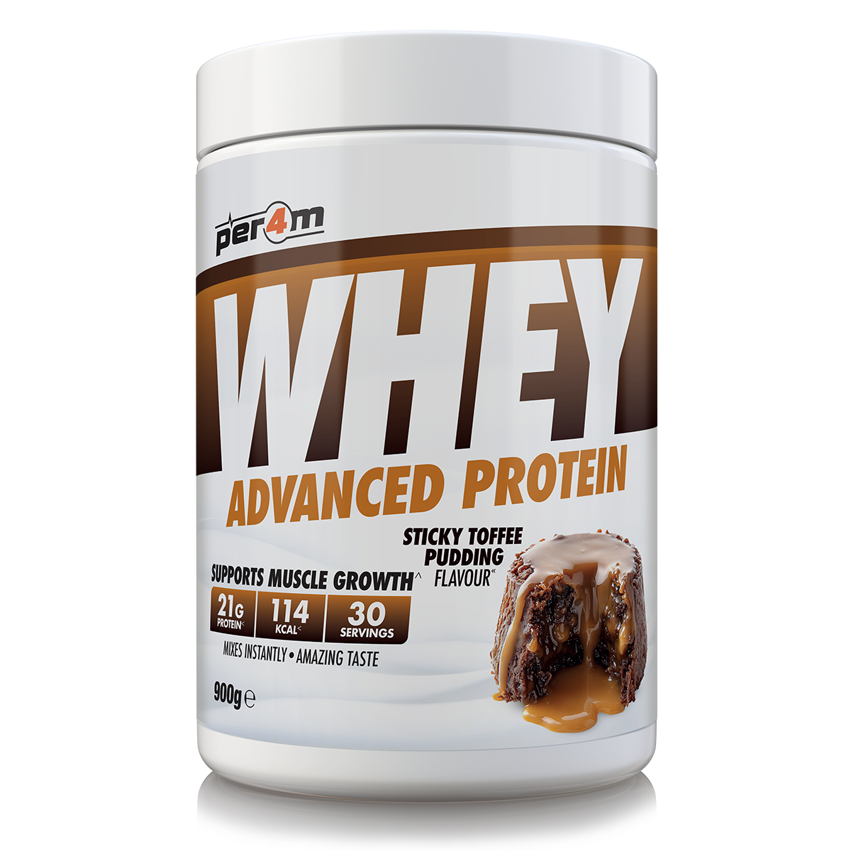 Per4m Advanced Whey Protein 900g - Sticky Toffee