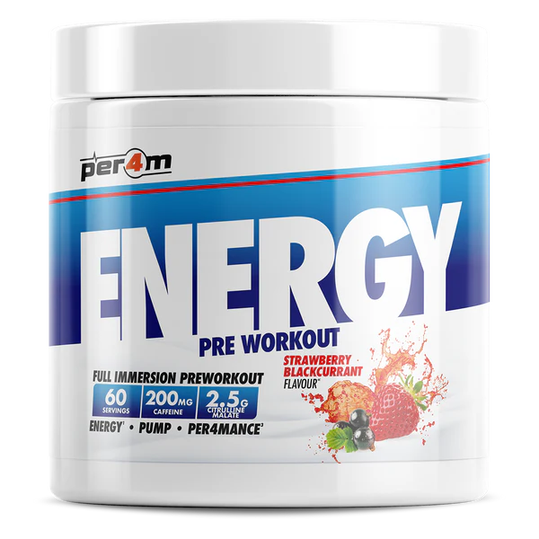 Per4m Energy Pre Workout 390g Strawberry Blackcurrant