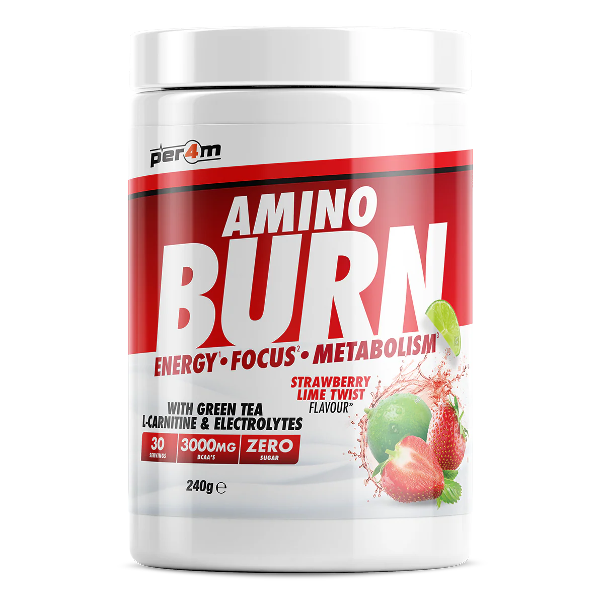 Per4m Amino Burn 240g Strawberry Lime Twist