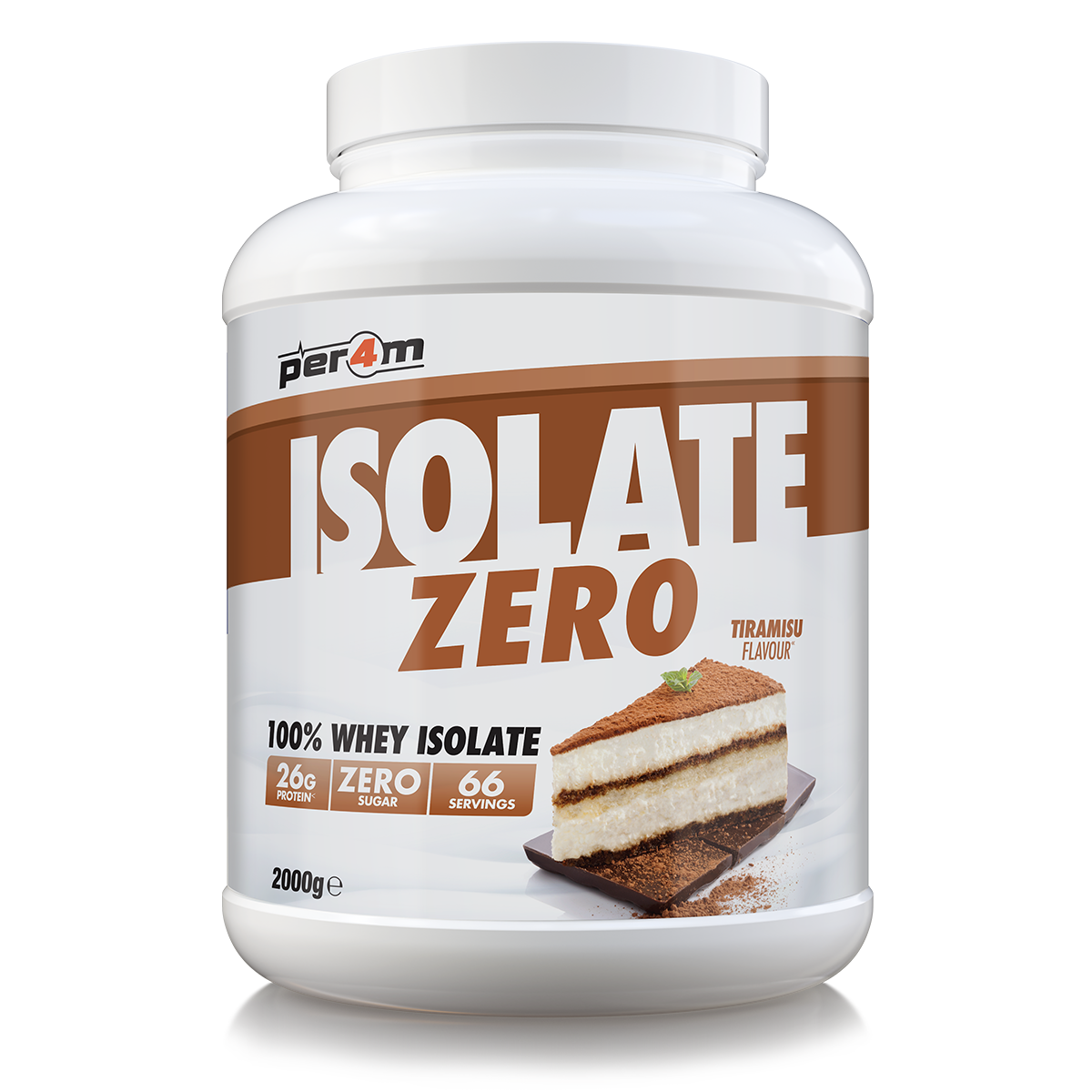 Per4m Isolate Zero 2kg - Tiramisu