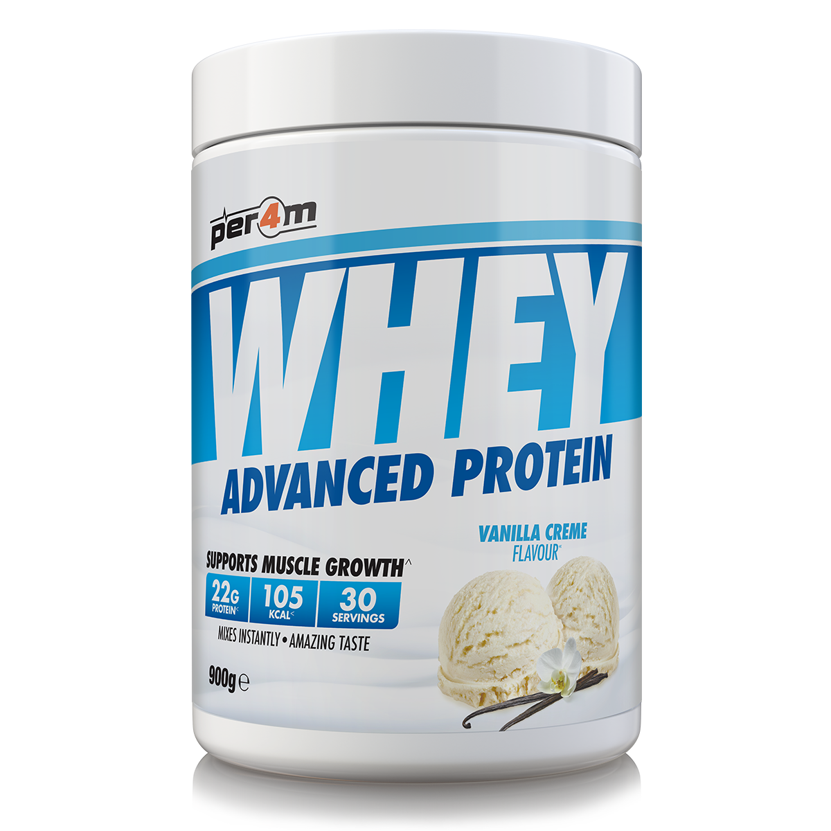 Per4m Advanced Whey Protein 900g - Vanilla Creme