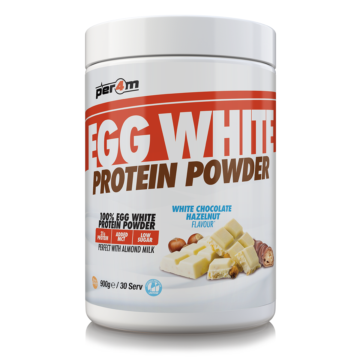 Per4m Egg Protein 900g - White Chocolate Hazelnut