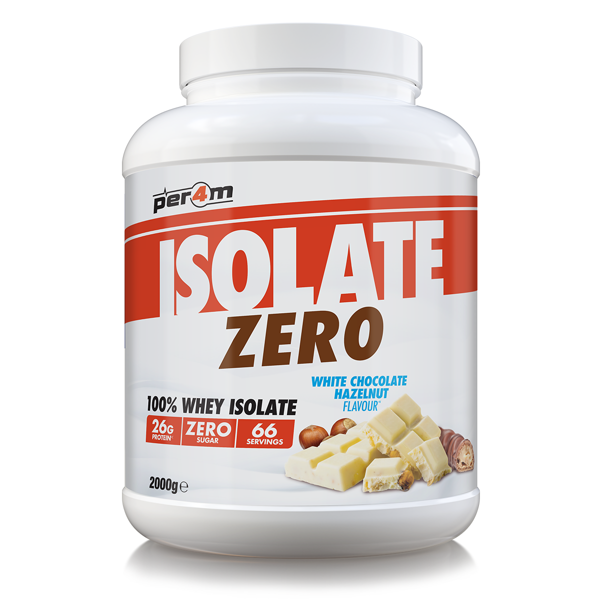 Per4m Isolate Zero 2kg - White Chocolate