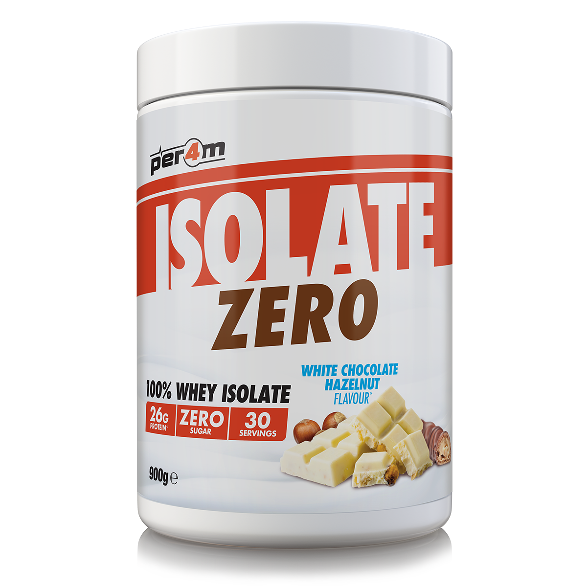 Per4m Isolate Zero 900g - White Chocolate